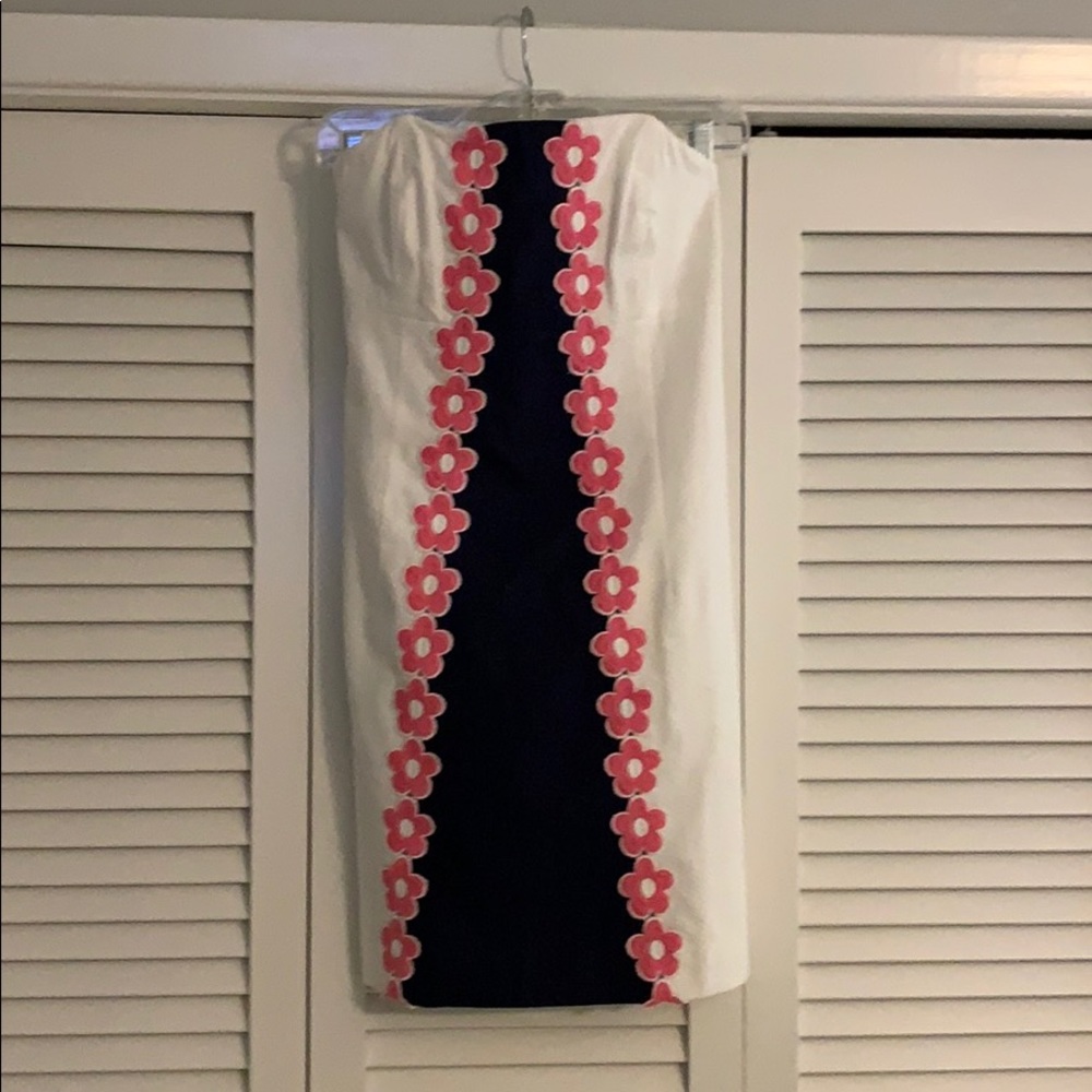 Lilly Pulitzer strapless dress! Adorable!